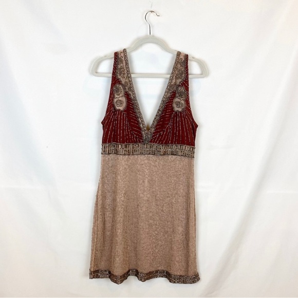 NWT Free People Moondust Beaded Sequin Mini Dress - Picture 3 of 3